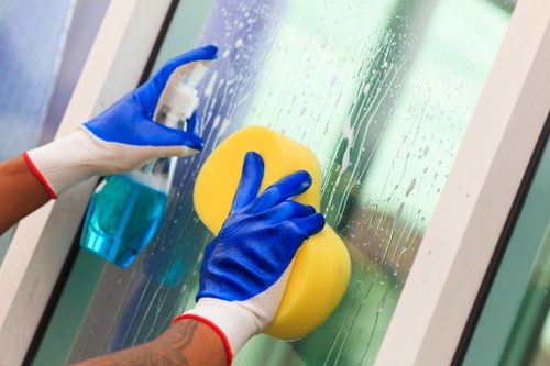 Professional oven cleaner in Croydon restoring a dirty oven