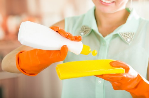Deep cleaning after renovation work in a Croydon home